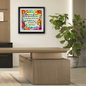 Inspiration und einzigartiger Gott brauchte einen Poster