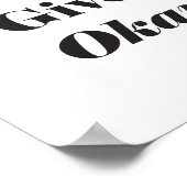 Inspiration und Ermutigendes Zitat-Poster Poster (Ecke)