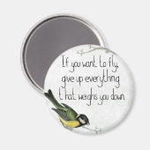 Inspiration und Ermutigung Magnet (Vorderseite/Rückseite)