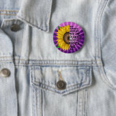 Inspiration und handgezeichnete Sonnenblume Button (Beispiel)