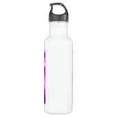 Inspiration und handgezeichnete Sonnenblume Edelstahlflasche (Rückseite)