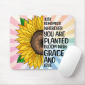 Inspiration und handgezeichnete Sonnenblume Mousepad (Mit Mouse)