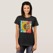 Inspiration und handgezeichnete Sonnenblume T-Shirt (Vorne ganz)