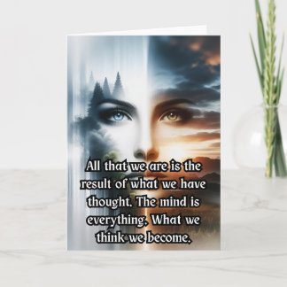 Inspiration und Liebe Feiertagskarte
