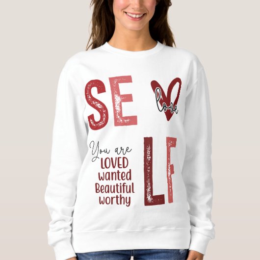Inspiration und Liebe Sweatshirt (Vorderseite)