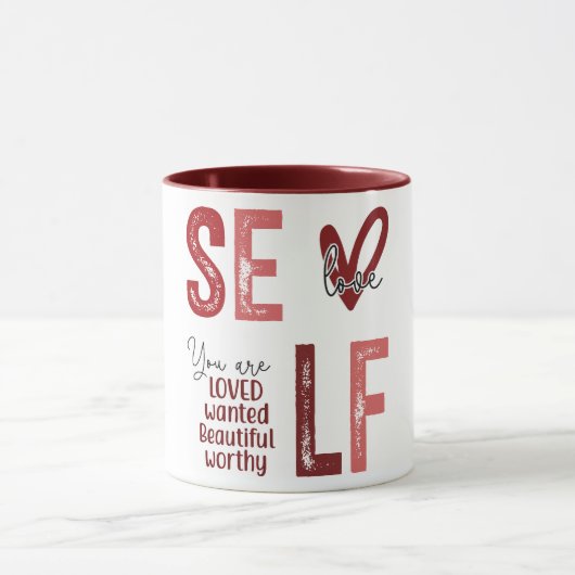 Inspiration und Liebe Tasse (Zentrum)