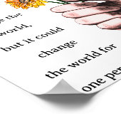 Inspiration und Liebe Worte der Freundschaft Poste Poster (Ecke)