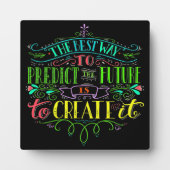 Inspiration und Motivation Fotoplatte (Vorderseite)