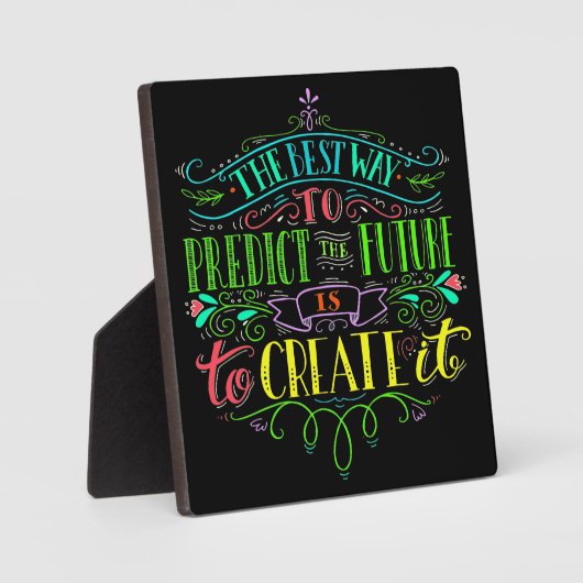 Inspiration und Motivation Fotoplatte (Vorderseite)