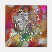 Inspiration und Motivation Wörterbuch Magnet (Vorne)