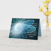 Inspiration und Motivierend Angebotsbestätigung Karte (Gelbe Blume)