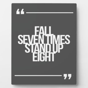 Inspiration und motivierend Zitat Fotoplatte