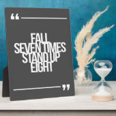 Inspiration und motivierend Zitat Fotoplatte (Seite)