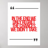 Inspiration und motivierend Zitat Poster (Vorne)