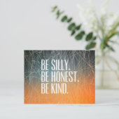 Inspiration und motivierend Zitat Postkarte (Stehend Vorderseite)