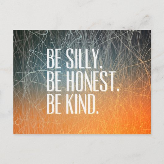 Inspiration und motivierend Zitat Postkarte (Vorderseite)