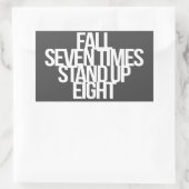 Inspiration und motivierend Zitat Rechteckiger Aufkleber (Tasche)