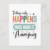 Inspiration und phantastische Tageskunst Postkarte (Vorderseite)