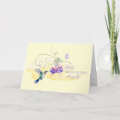 Inspiration und Schmetterling Karte (Vorderseite)