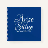 Inspiration und Shine Faith New Year Notizblock (Vorderseite)