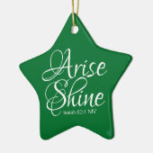 Inspiration und Shine Faith Star Keramik Ornament (Links)