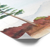 Inspiration und Spirituelle Wasserfarben Poster (Ecke)