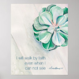 Inspiration und Spirituelle Watercolor-Wanddekor Poster