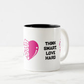 Inspiration und Zuneigung Zweifarbige Tasse (VorderseiteRechts)