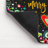Inspiration Urlaub Merry Bright Weihnachten Mousepad (Ecke)
