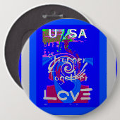 Inspiration USA Wir sind enger mit der Liebe zusam Button (Vorne & Hinten)