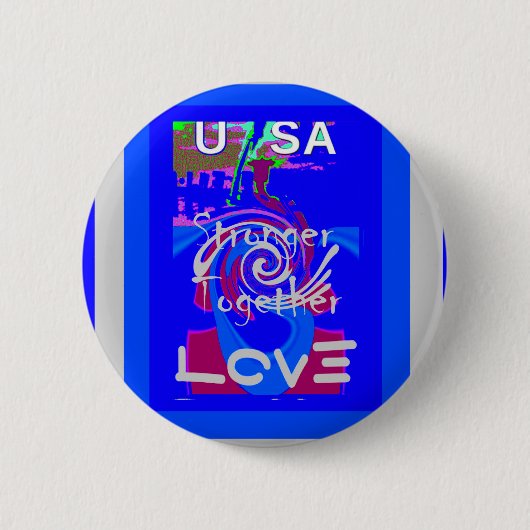 Inspiration USA Wir sind enger mit der Liebe zusam Button (Vorderseite)