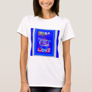 Inspiration USA Wir sind enger mit der Liebe zusam T-Shirt