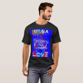 Inspiration USA Wir sind enger mit der Liebe zusam T-Shirt (Vorne ganz)