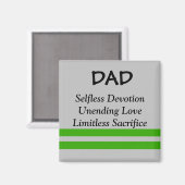 Inspiration-Vater Magnet (Vorderseite/Rückseite)