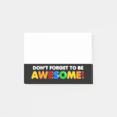 Inspiration Vergiss nicht, PHANTASTISCH zu sein Post-it Klebezettel (Vorderseite)