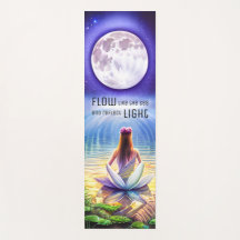 Inspiration vermittelnde Lotus-Blume Vollmond