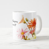 Inspiration Vintag Summer Blume Kaffeepause Tasse (Vorderseite Rechts)