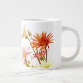Inspiration Vintag Summer Blume Kaffeepause Tasse (Rechts)