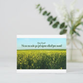 Inspiration von Eleanor Roosevelt Postkarte (Stehend Vorderseite)