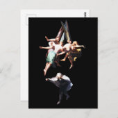 Inspiration von Francisco Goya, Hexenflug Postkarte (Vorne/Hinten)