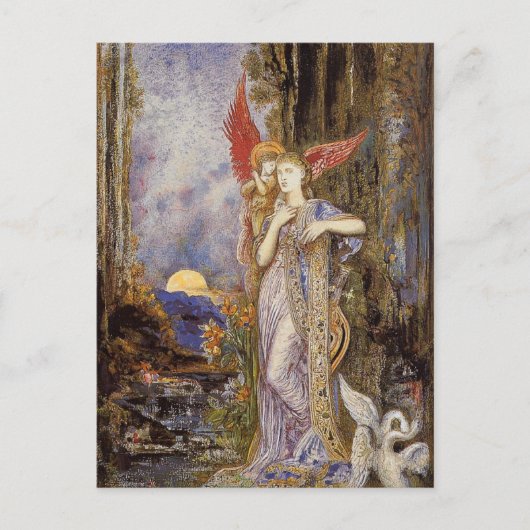 Inspiration von Gustave Moreau Postkarte (Vorderseite)