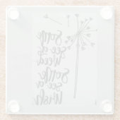 Inspiration von Kronen Glasuntersetzer (Rückseite)