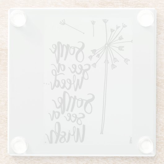 Inspiration von Kronen Glasuntersetzer (Rückseite)