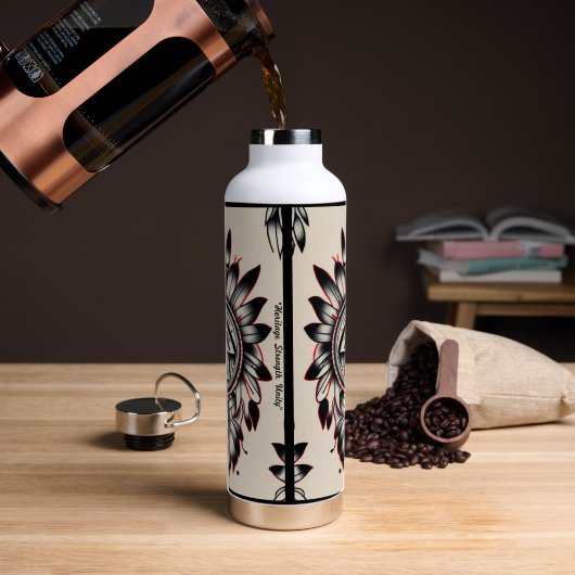 "Inspiration von Vorfahren" Trinkflasche (Kaffee)