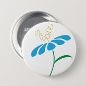 Inspiration wächst Knopf Button (Vorne & Hinten)