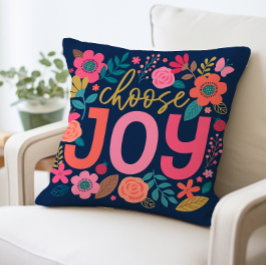Inspiration Wählen Sie Joy Floral Pillow, Motivati Kissen