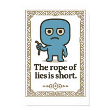 Inspiration Wall Art - Die Hoffnung der Lügen ist