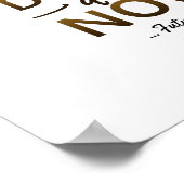 Inspiration Wall Art - Jetzt nicht zitieren - Fu Poster (Ecke)