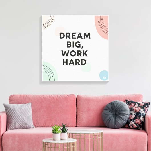 Inspiration Wall Art Leinwanddruck (Insitu (Wohnzimmer))