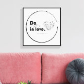 Inspiration Wall Art Leinwanddruck (Insitu (Wohnzimmer))